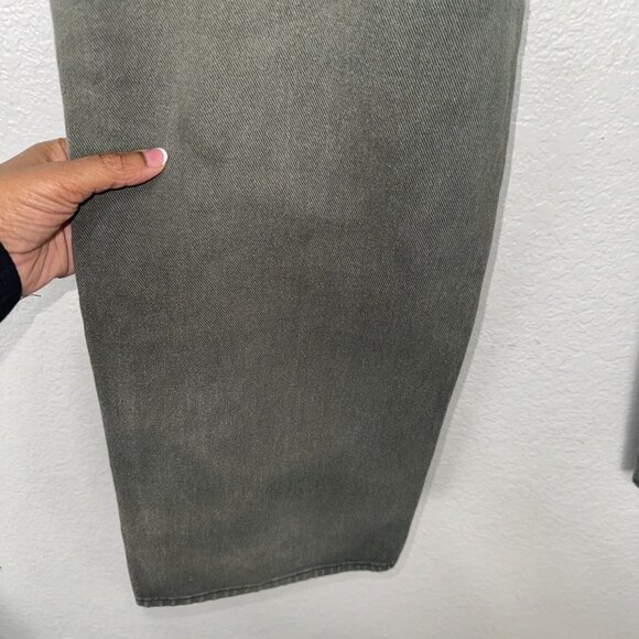 Vintage Levis 501 Jeans 38x30 Green Levi’s USA 90's Iconic Button Fly Casual - Picture 3 of 13